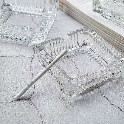 Glass Square Ashtray