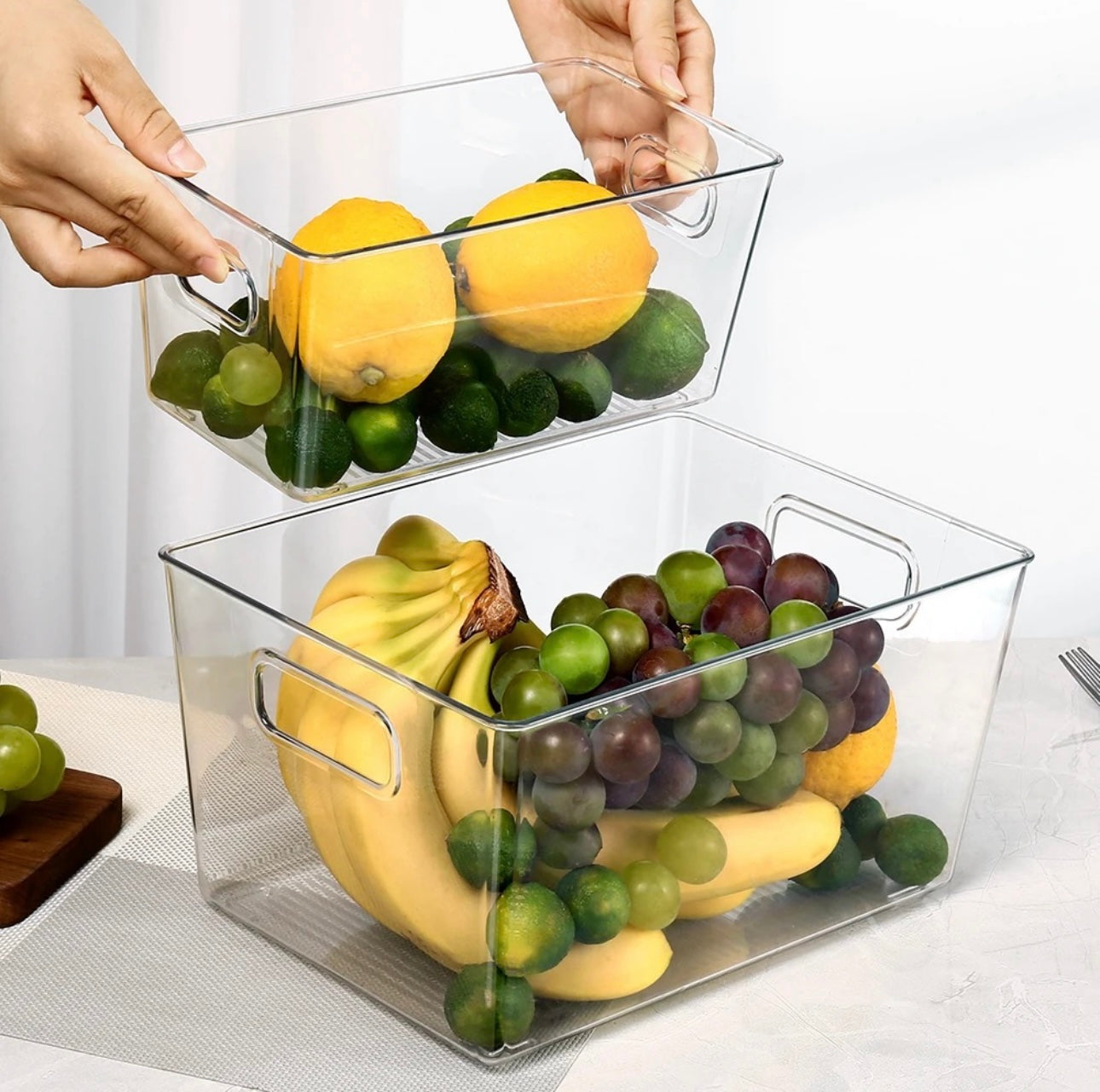 Acrylic Fridge Organizer Box