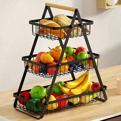 Three Tier Fruit Basket Organizer