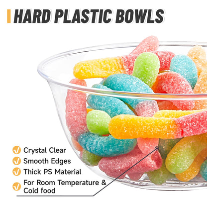 Plastic Snack Serving Cups 4pc Set