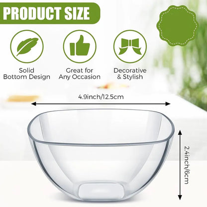 Plastic Snack Serving Cups 4pc Set