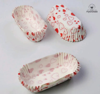 Oval Eclair Cake Liners