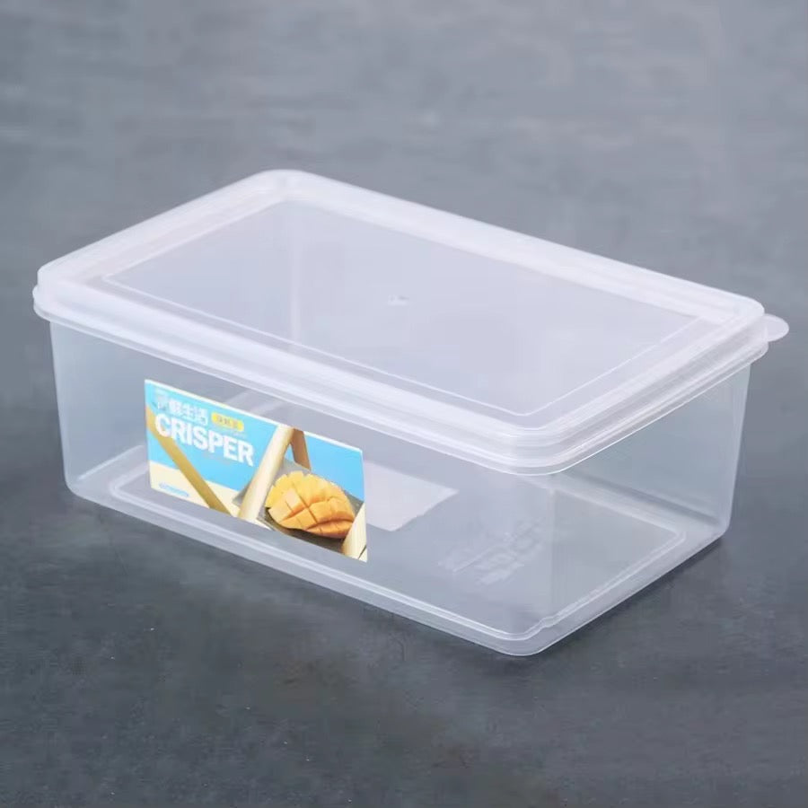 Plastic Rectangular Crisper 6 Piece Set