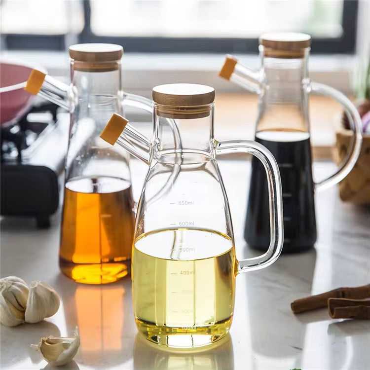 Graduated Glass Oil Cruet