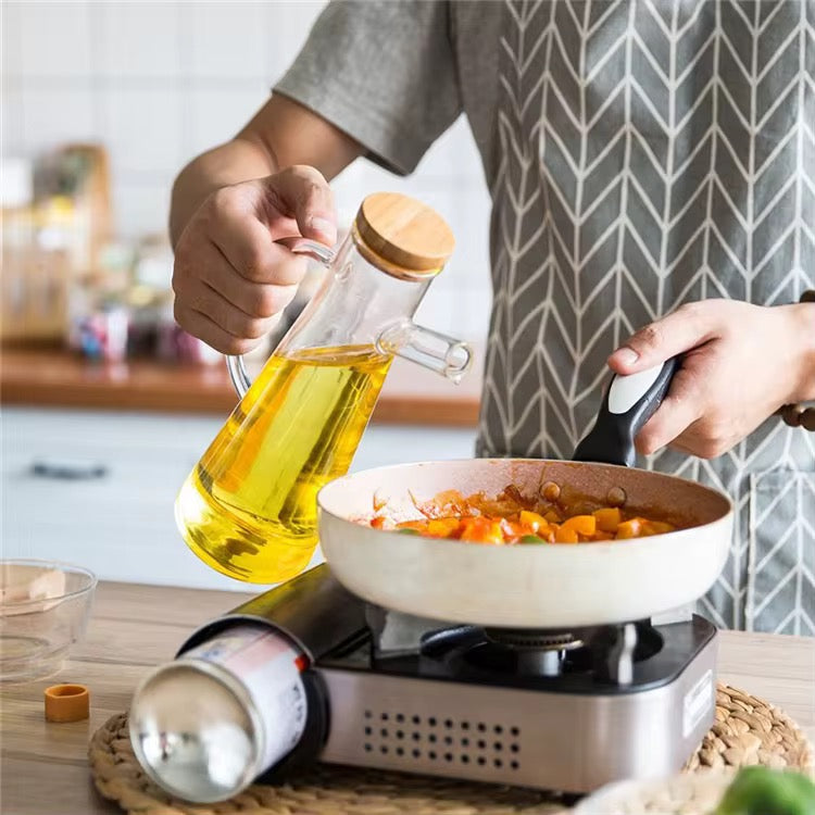 Graduated Glass Oil Cruet