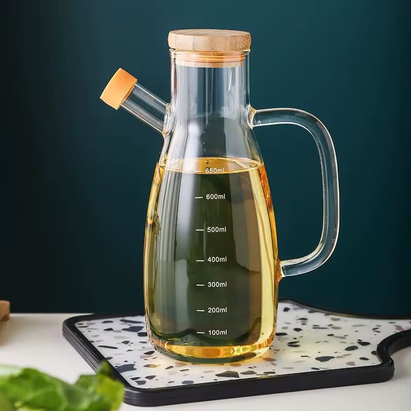 Graduated Glass Oil Cruet