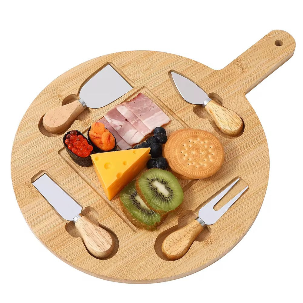 Round Bamboo Charcuterie Board