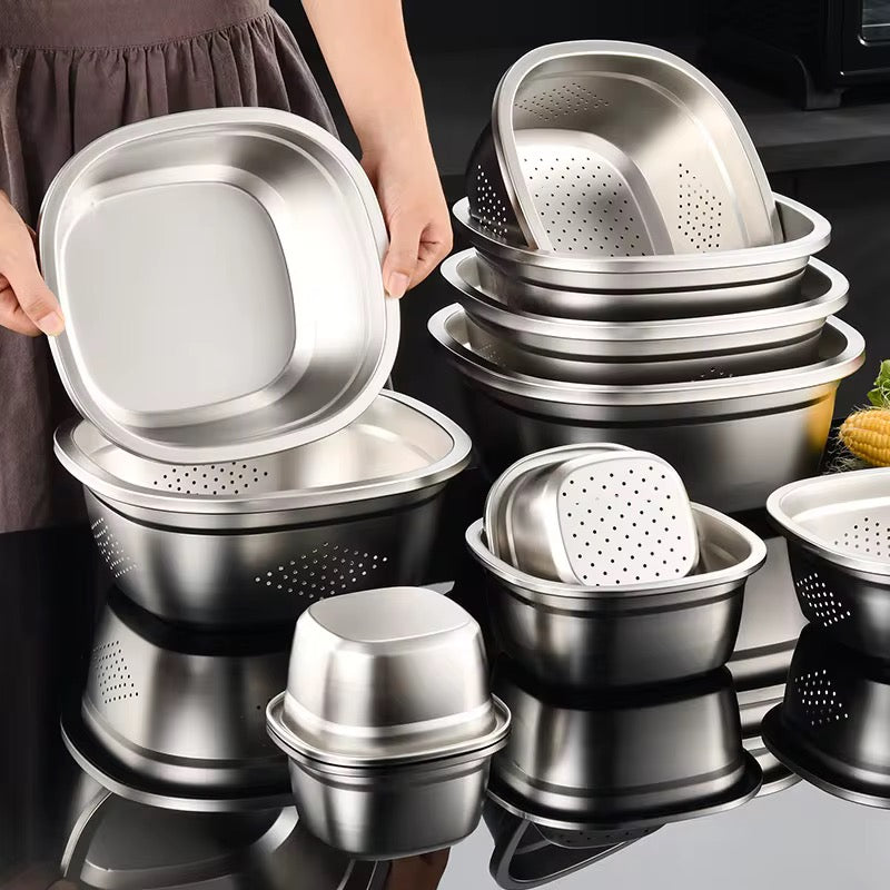 Stainless Steel Square Basin