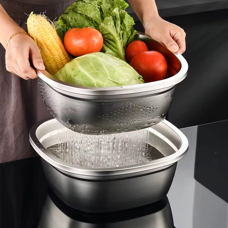 Stainless Steel Square Basin