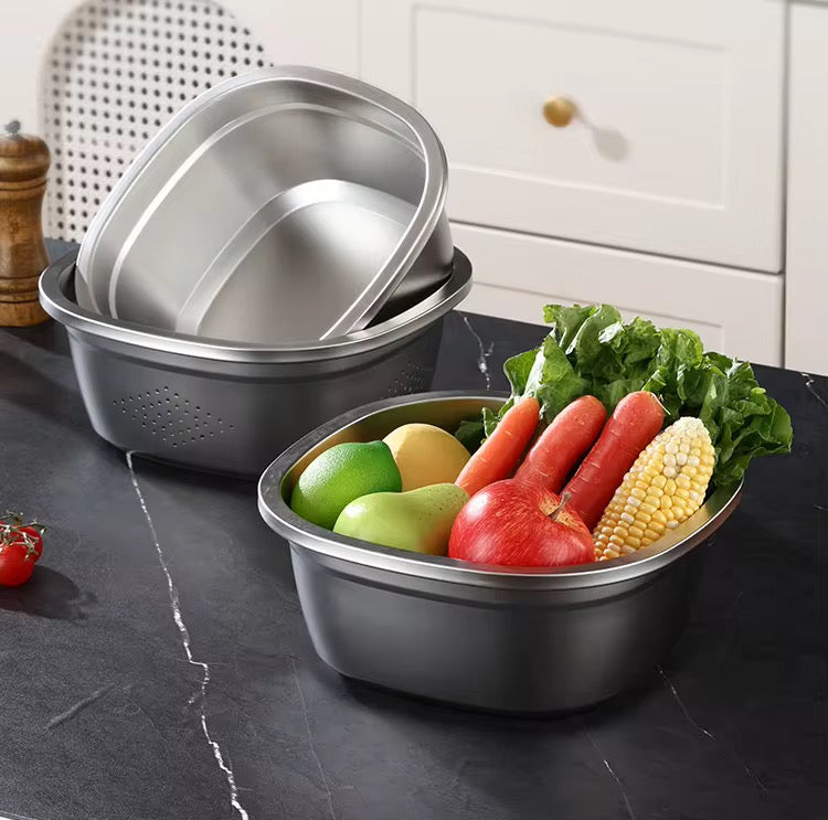 Stainless Steel Square Basin