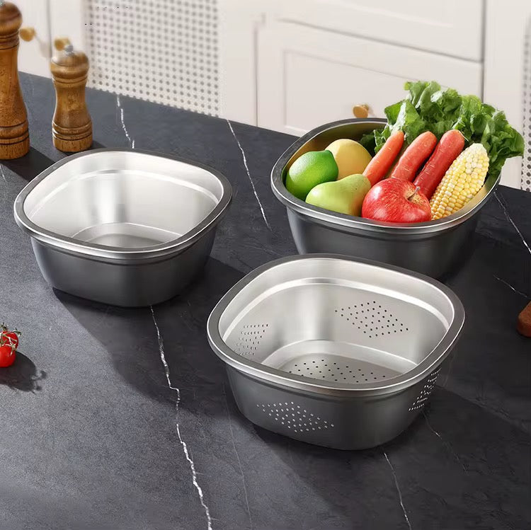 Stainless Steel Square Basin