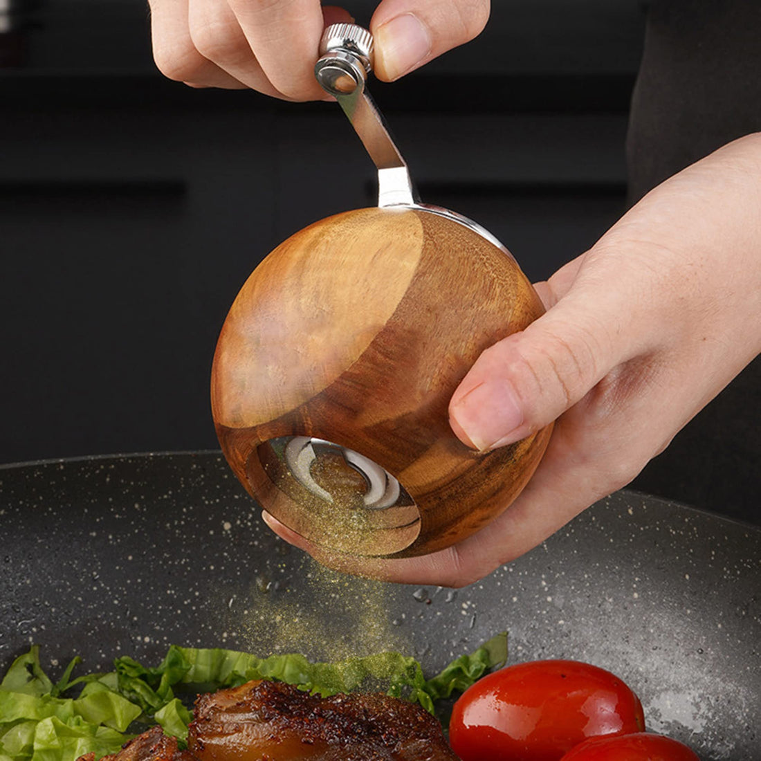 Acacia Wood Pepper Grinder