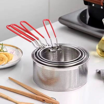 Stainless Steel Frying Pot Strainer