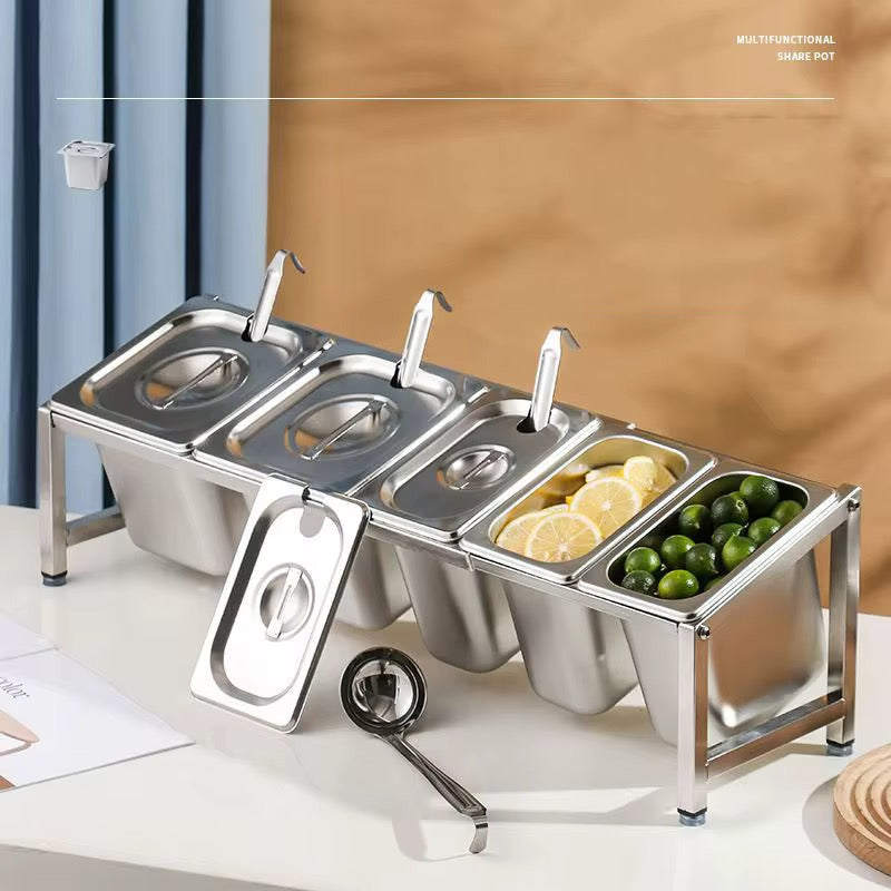 Stainless Steel GN Shelf 5 Piece Set