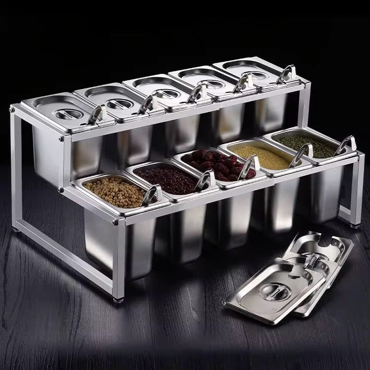 Stainless Steel Gn Shelf 10 Piece Set