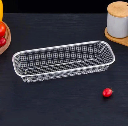 Rectangular Stainless Steel Basket