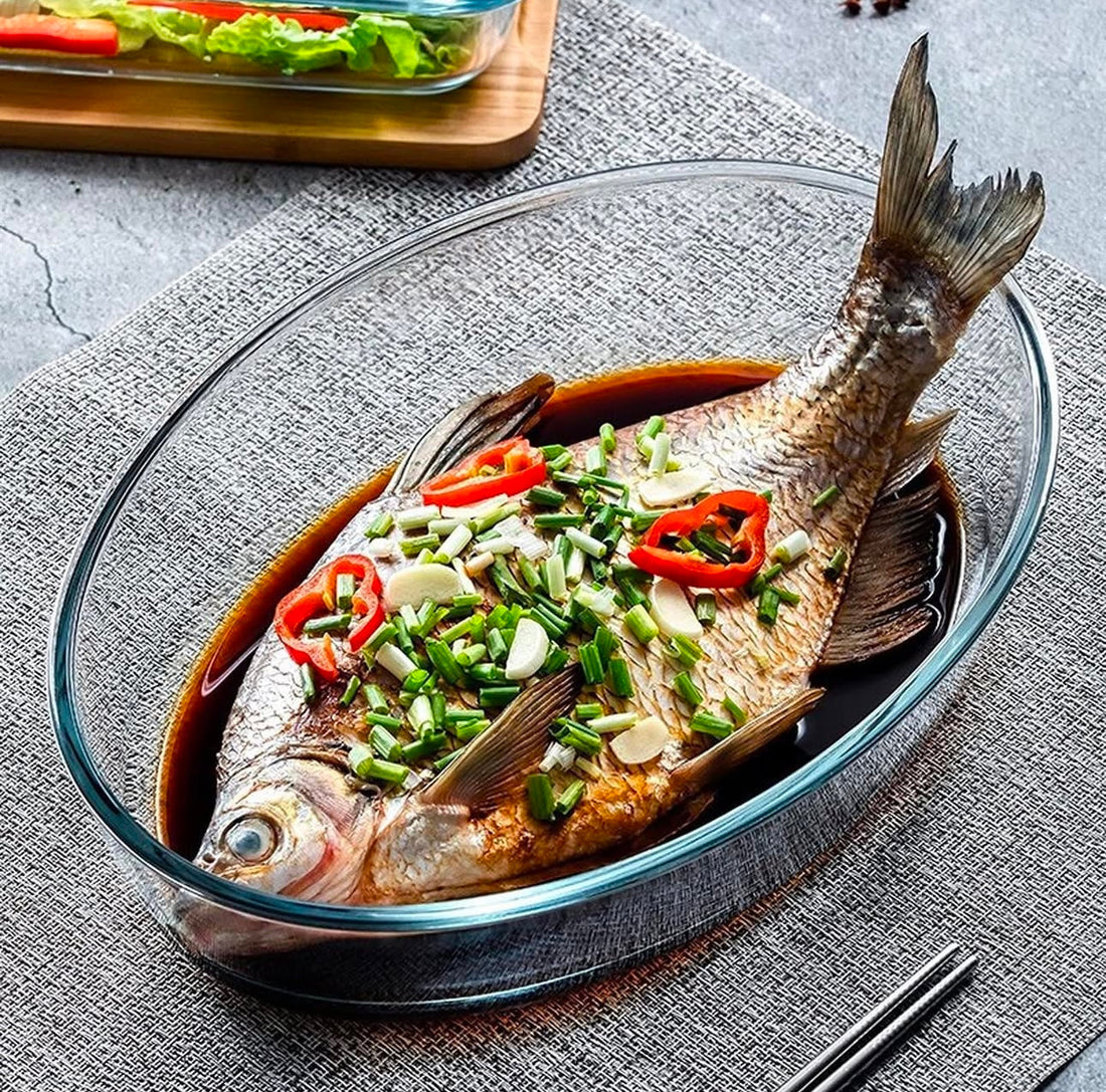 Oval Glass Oven Dish 3 Piece Set