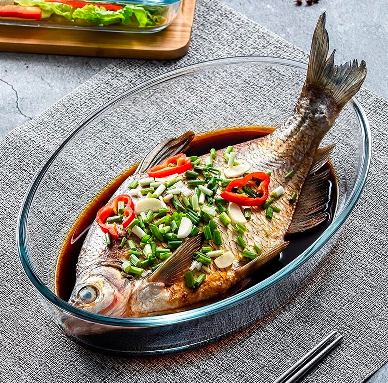 Oval Glass Oven Dish 3 Piece Set