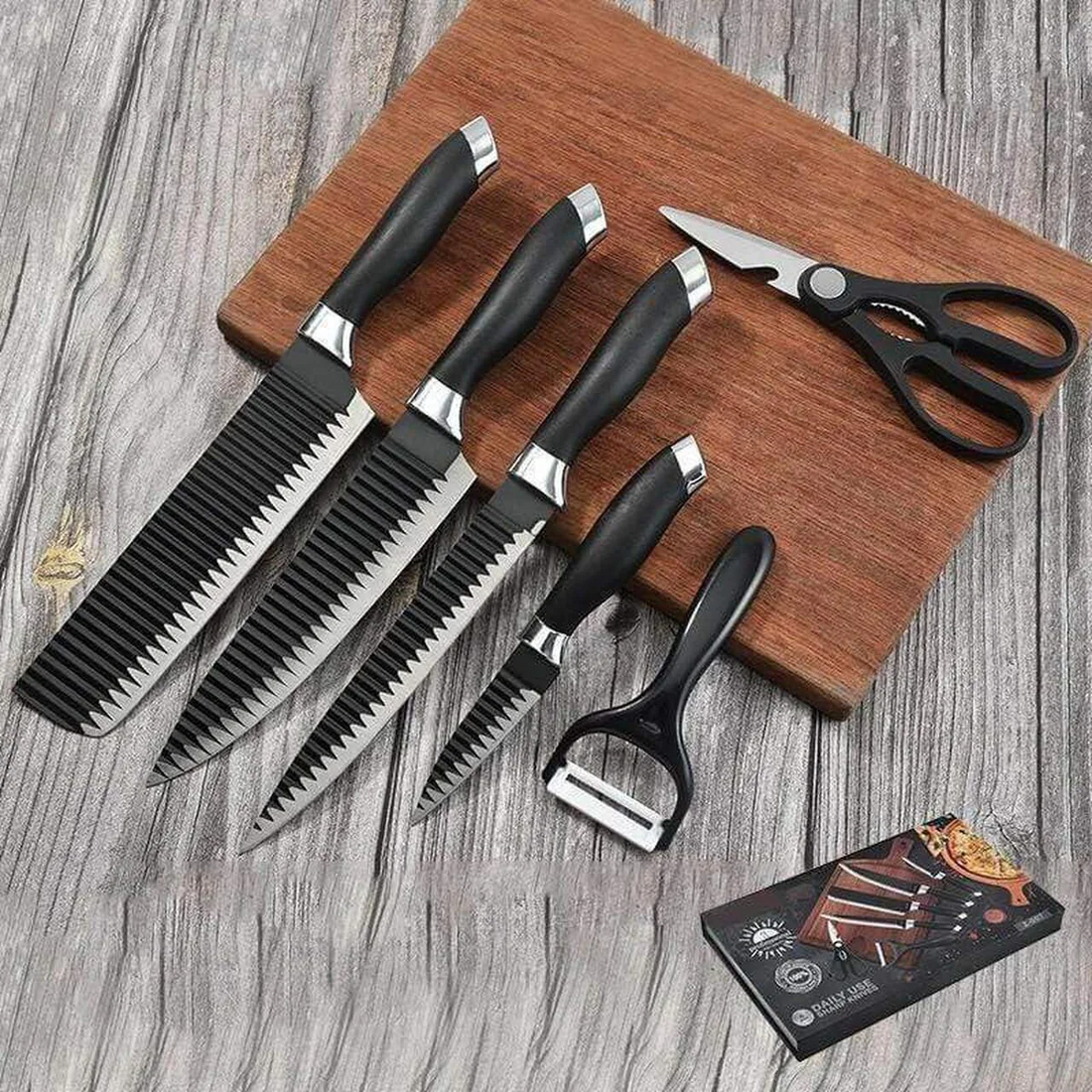 Knife &amp; Utensil 6Pc Set