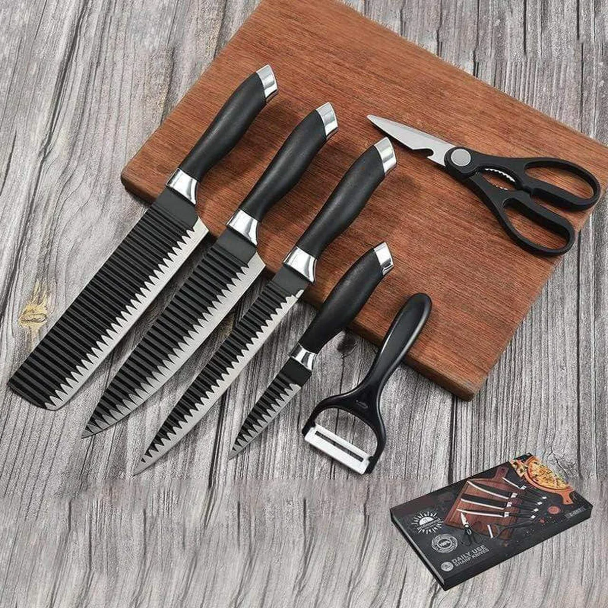 Knife &amp; Utensil 6Pc Set