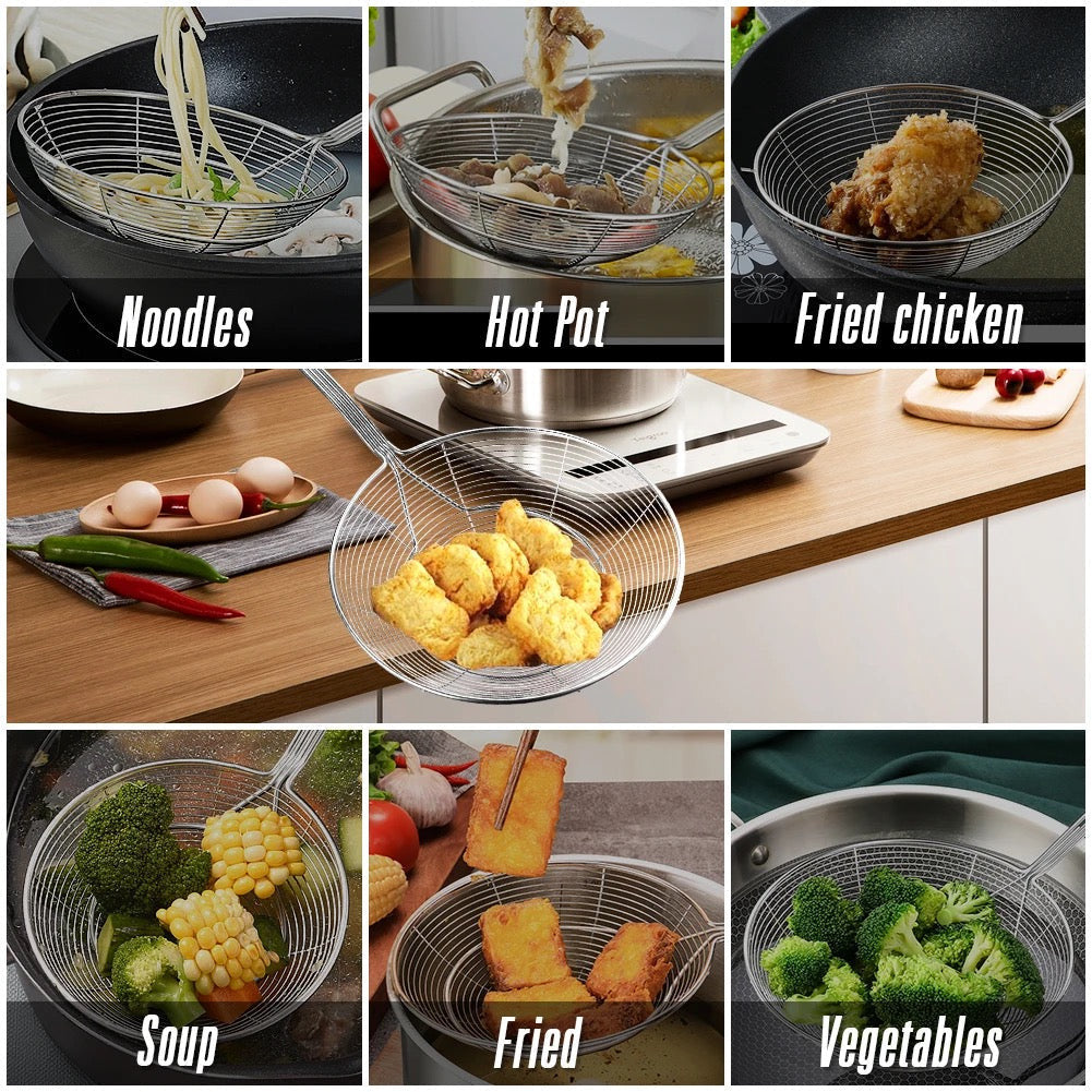 Stainless Steel Deep Frying Strainer