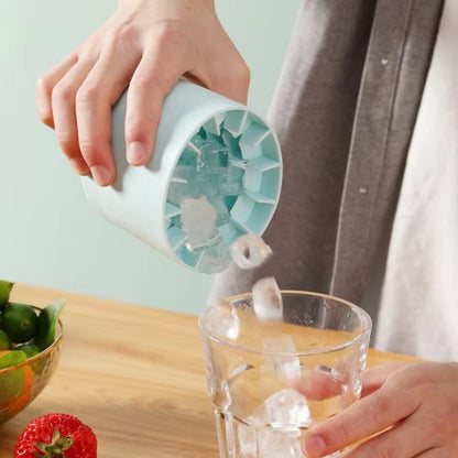 Silicone Push Ice Cube Mold