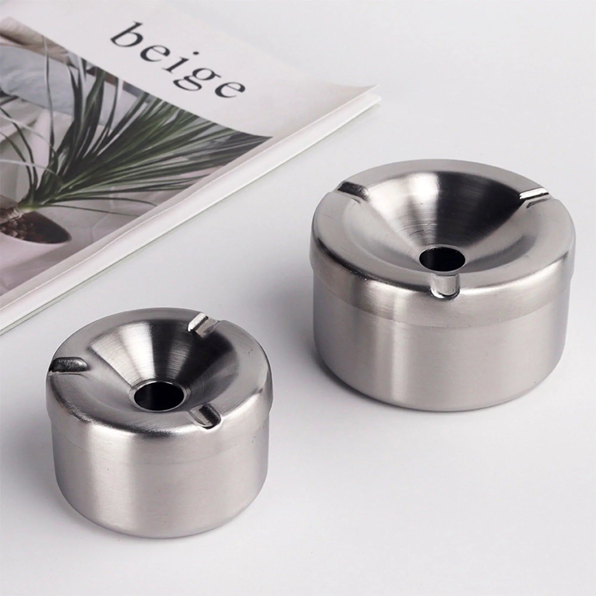 Stainless Steel European Style Ashtray
