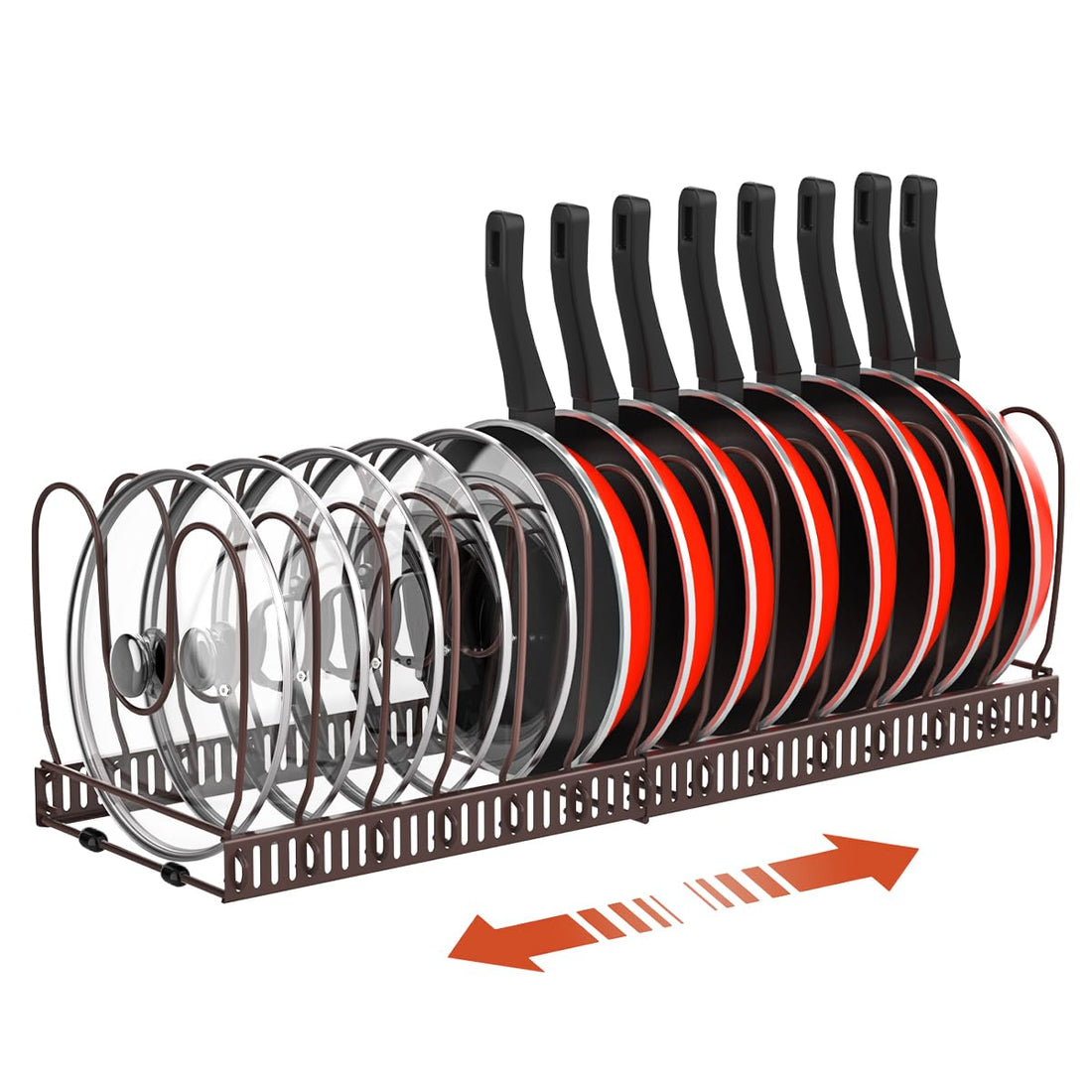 Expandable 7 Tier Pot Organizer