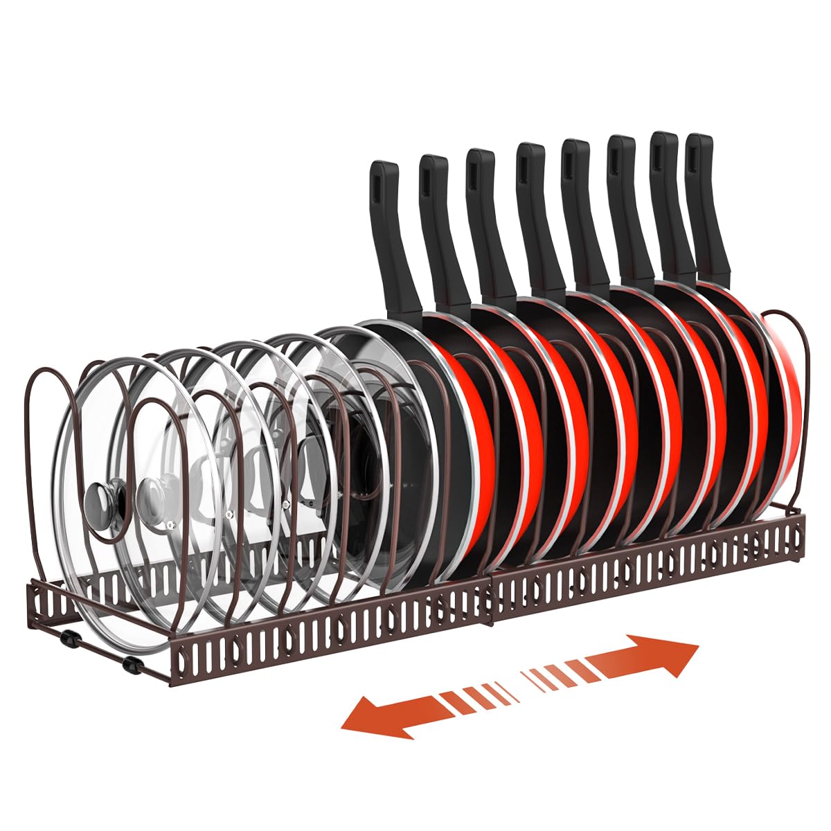 Expandable 7 Tier Pot Organizer