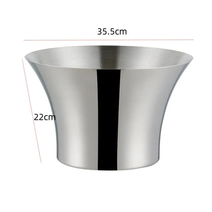 Large Stainless Steel Ice Bucket