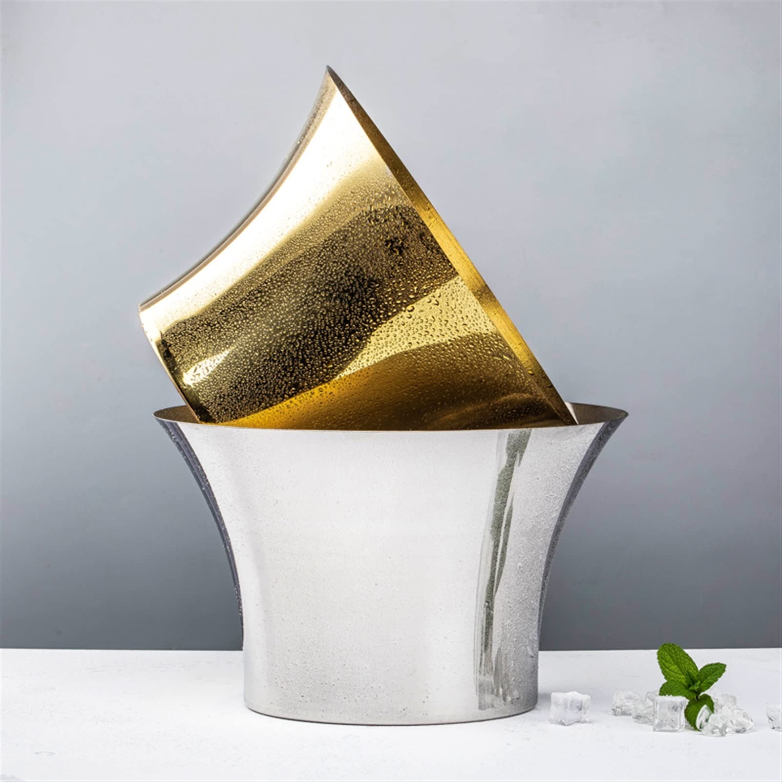 Large Stainless Steel Ice Bucket