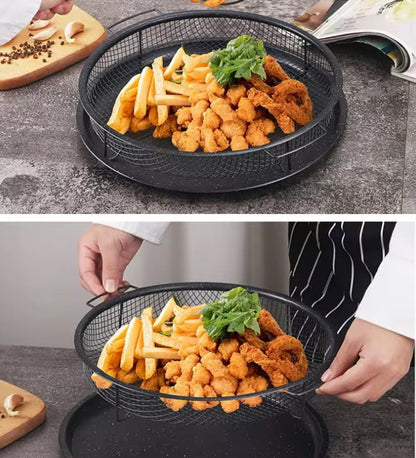 Round Open Airfryer Tray