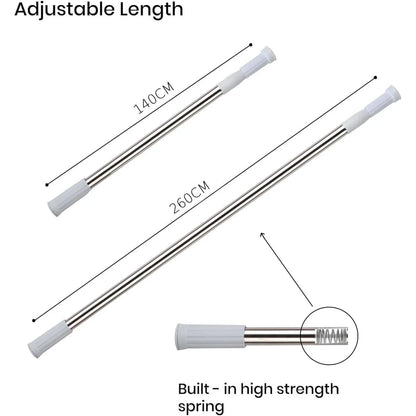 Aluminum Shower Curtain Rod