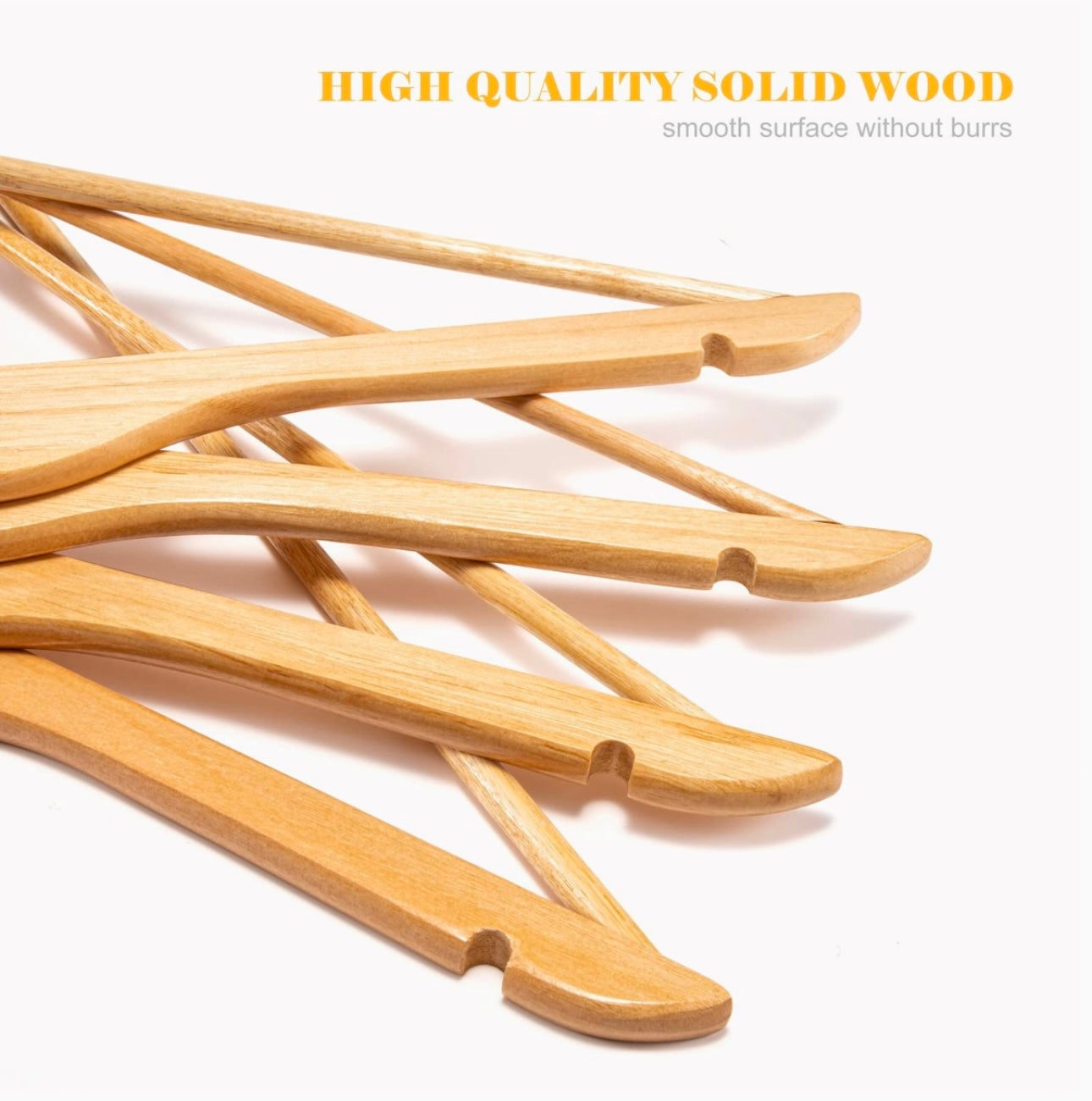 Wooden Clothes Hangers 3 Pieces