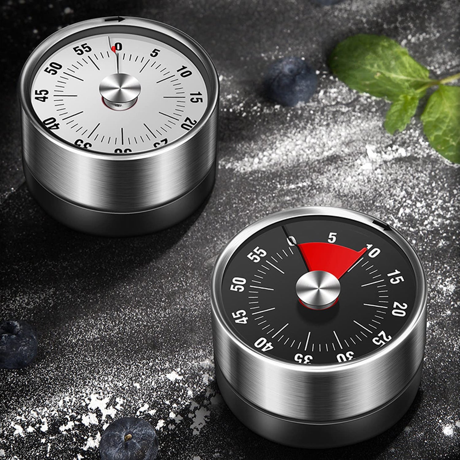Mechanical Stainless Steel Timer