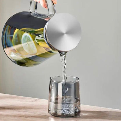 Glass Pitcher &amp; 6 Cup Set